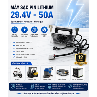 Máy sạc Pin Ắc quy lithium 29.4V-50A Nhôm nguyên khối Máy sạc Pin Ắc quy lithium 29.4V-50A Nhôm nguyên khối