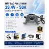 Máy sạc Pin Ắc quy lithium 29.4V-50A Nhôm nguyên khối Máy sạc Pin Ắc quy lithium 29.4V-50A Nhôm nguyên khối