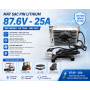 Máy sạc Pin Ắc quy lithium 87.6V-25A Nhôm nguyên khối