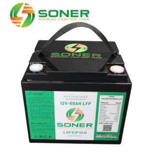 Pin Lithium Soner 12V-50A LFP