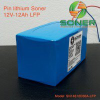 Pin Lithium Soner 12V-12A LFP