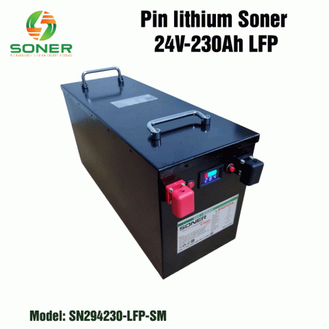 Pin Ắc quy Lithium Soner 24V - 230Ah LFP