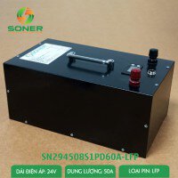 Pin lithium Soner 24V-50A LFP