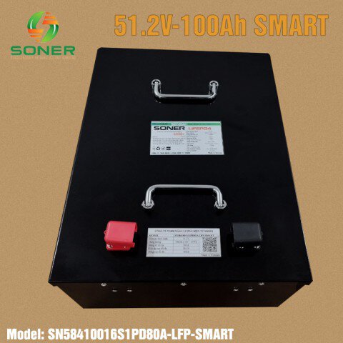 Pin lithium Soner 51.2V-100Ah LFP Smart