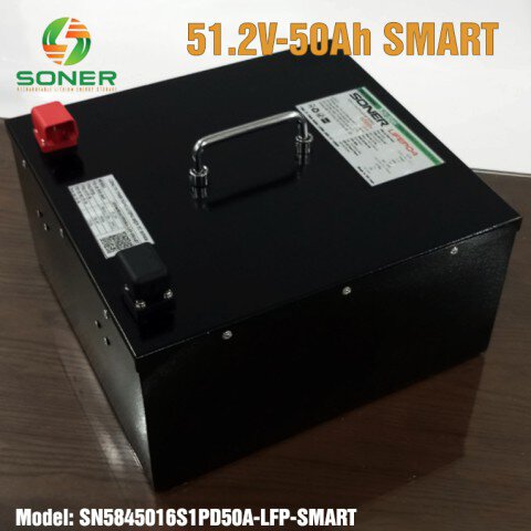 Pin lithium Soner 51.2V-50Ah LFP Smart