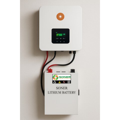 Pin lưu trữ Năng lượng mặt trời 51.2V - 100Ah  5KW