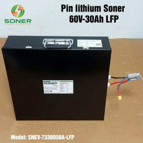 Pin lithium Soner 60V-30Ah LFP 20S