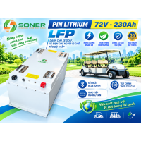 Pin Ắc quy Lithium  72V -230A LFP xe điện du lịch