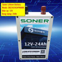 Pin lithium Soner 12V - 24A - SN23424S4PNAMA