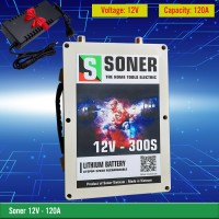Pin lithium Soner 12V-120A