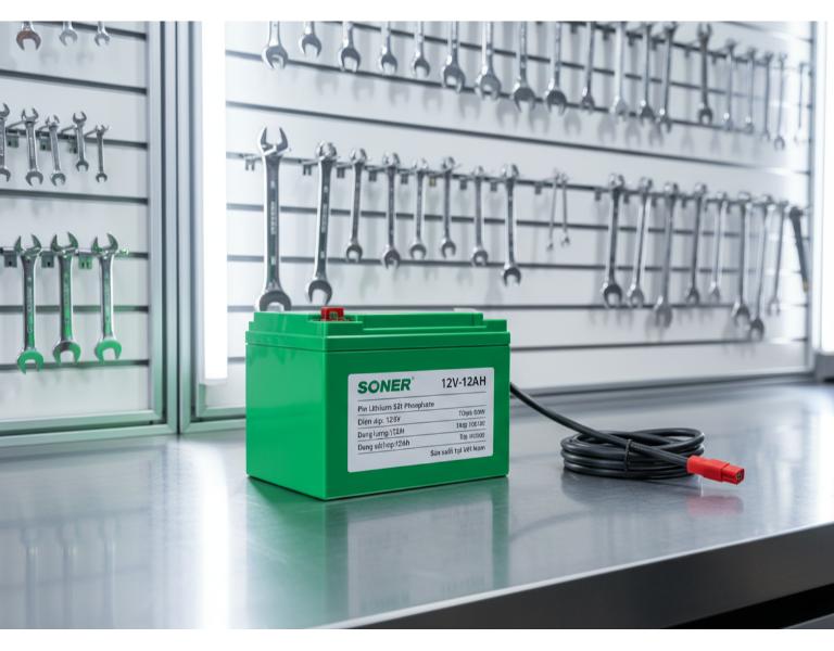 Hướng Dẫn Lắp Đặt Pin Lithium 12V
