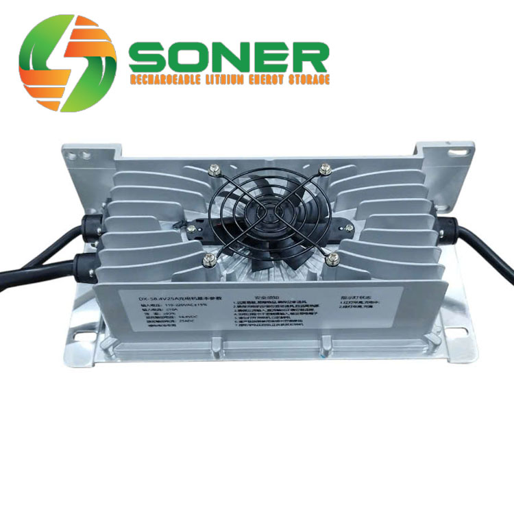 May sac Pin 58.4V 25Ah