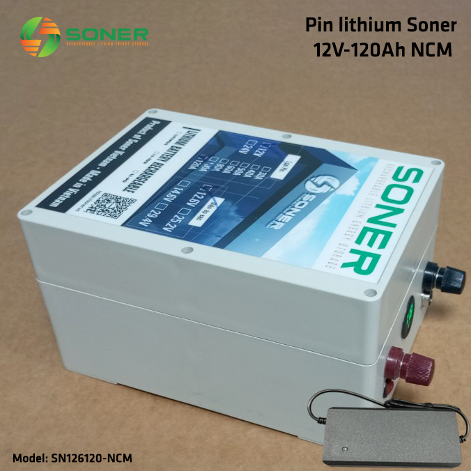 Pin lithium Soner 12V-120Ah