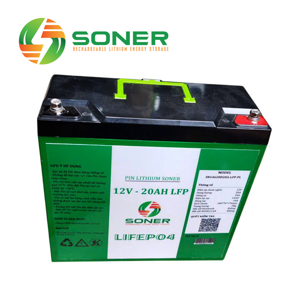 Pin lithium Soner 12V-20Ah