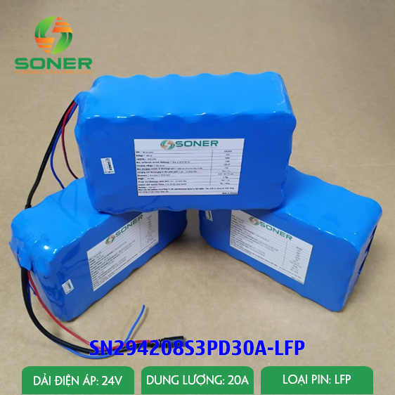 Pin lithium Soner 24V-20Ah