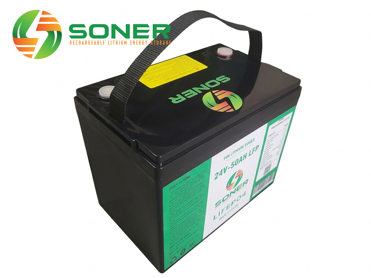 Pin lithium 24V-50Ah chống nước