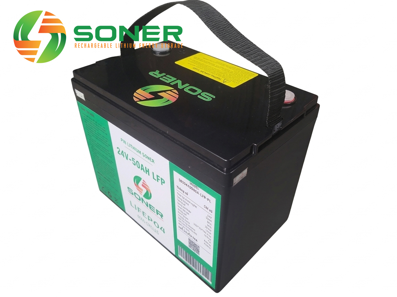 Pin lithium 24V-50Ah chống nước