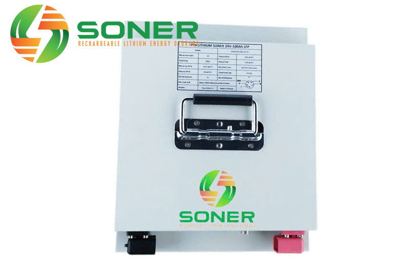 Pin lithium Soner 24V - 100Ah