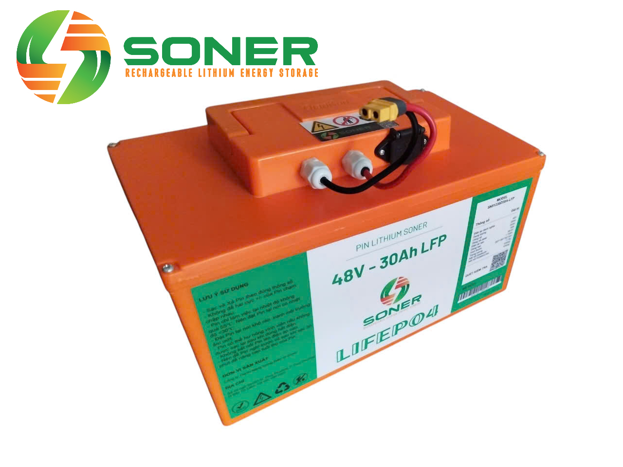 Pin lithium Soner 48V-30Ah LFP