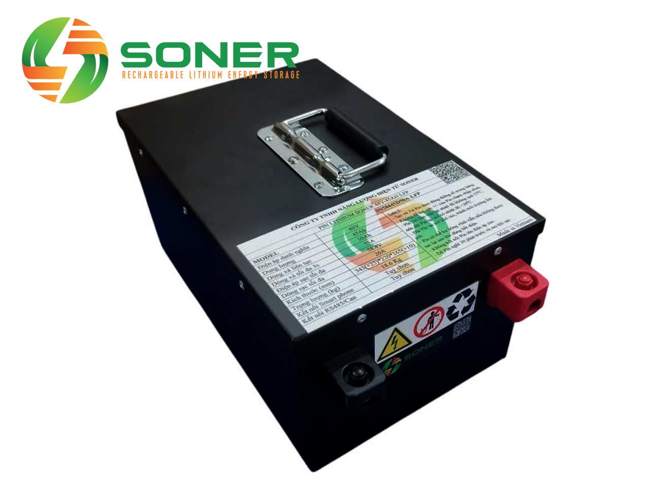 Pin lithium Soner 48V-45Ah