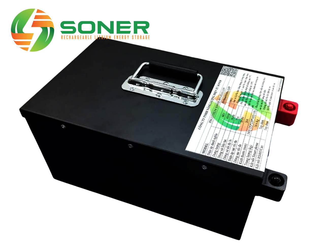 Pin lithium Soner 48V-45Ah