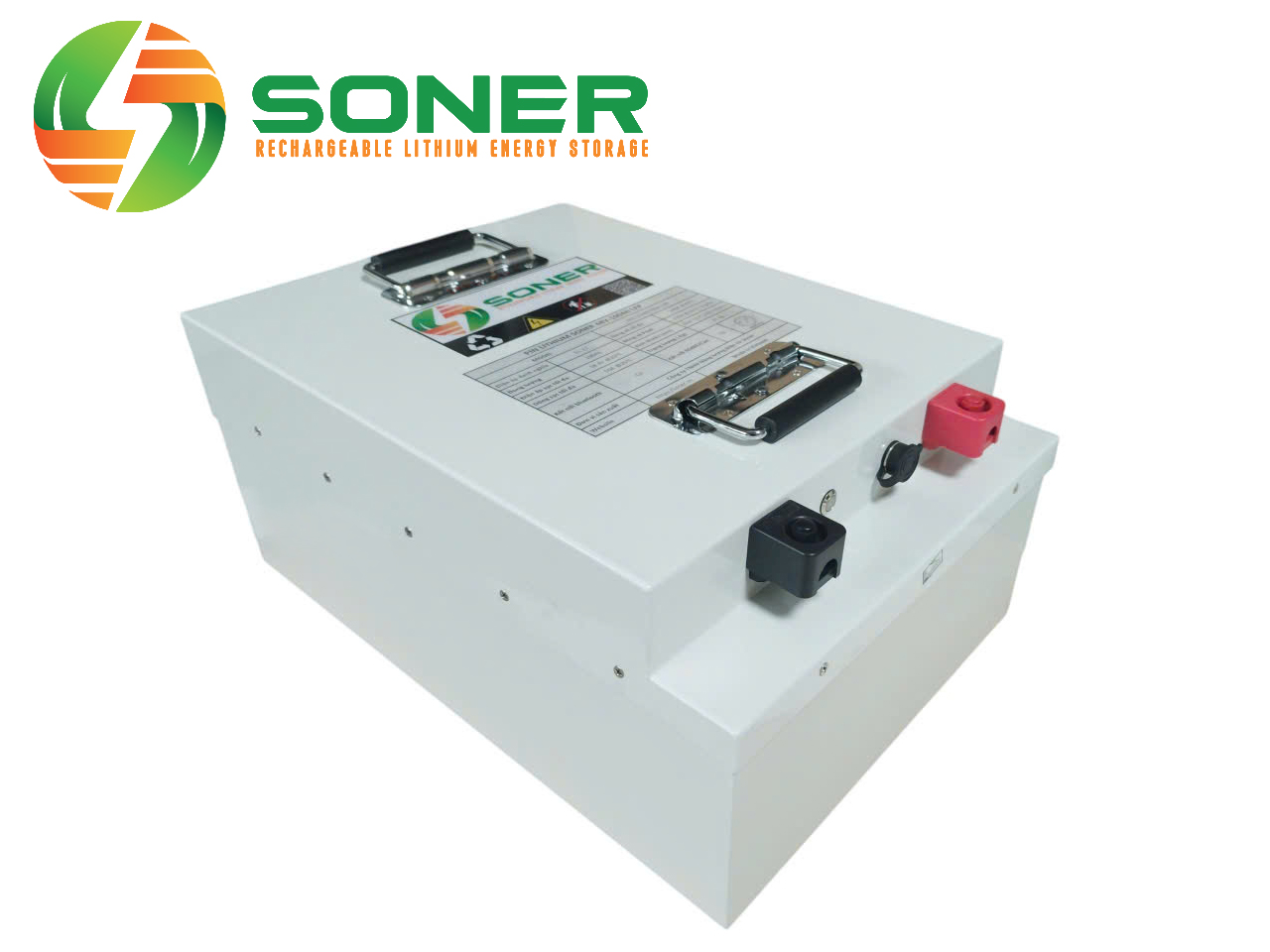 Pin lihtium Soner 51.2VV-100Ah