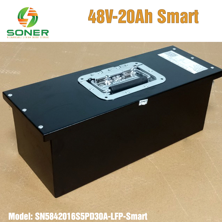 Pin lihtium Soner 48V-20Ah LFP smart