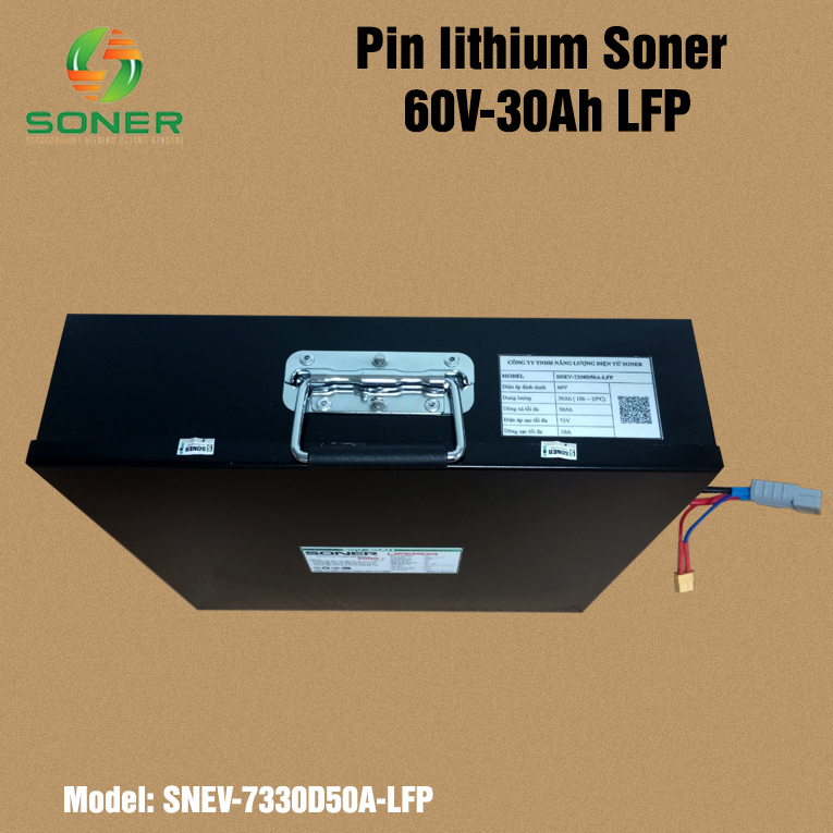 Pin lithium Soner 60V - 30Ah