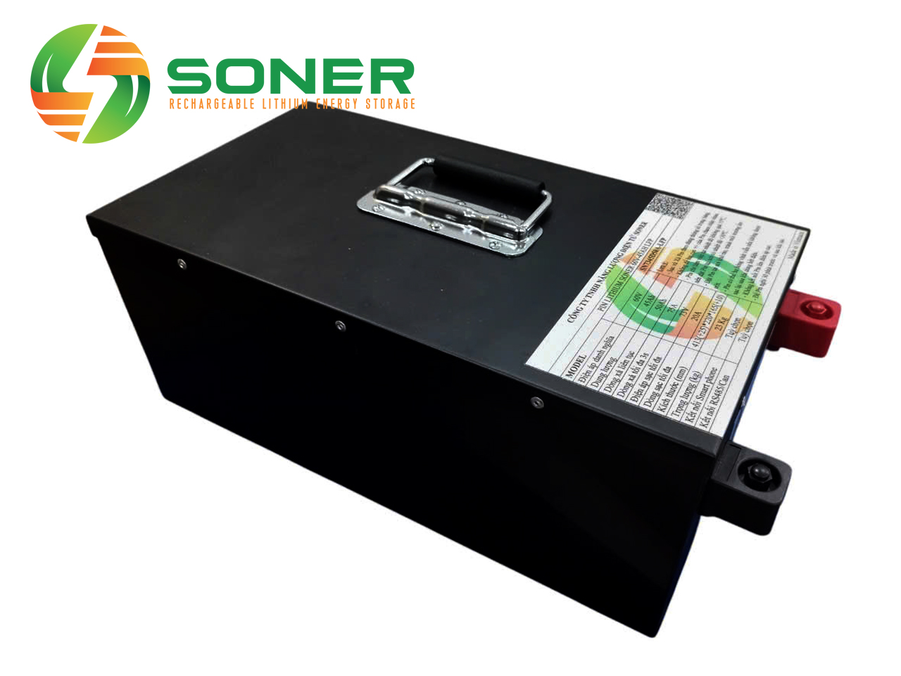 Pin lithium Soner 60V 45Ah