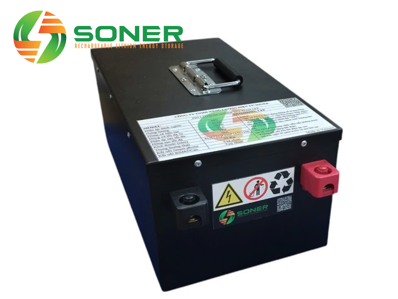 Pin lithium Soner 60V 45Ah