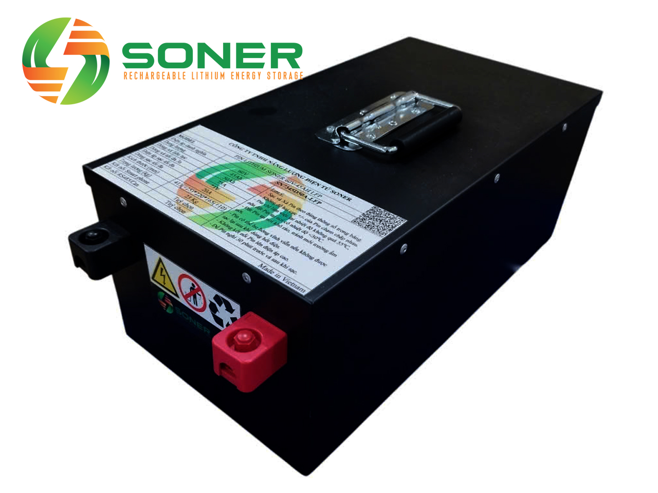 Pin lithium Soner 60V 45Ah