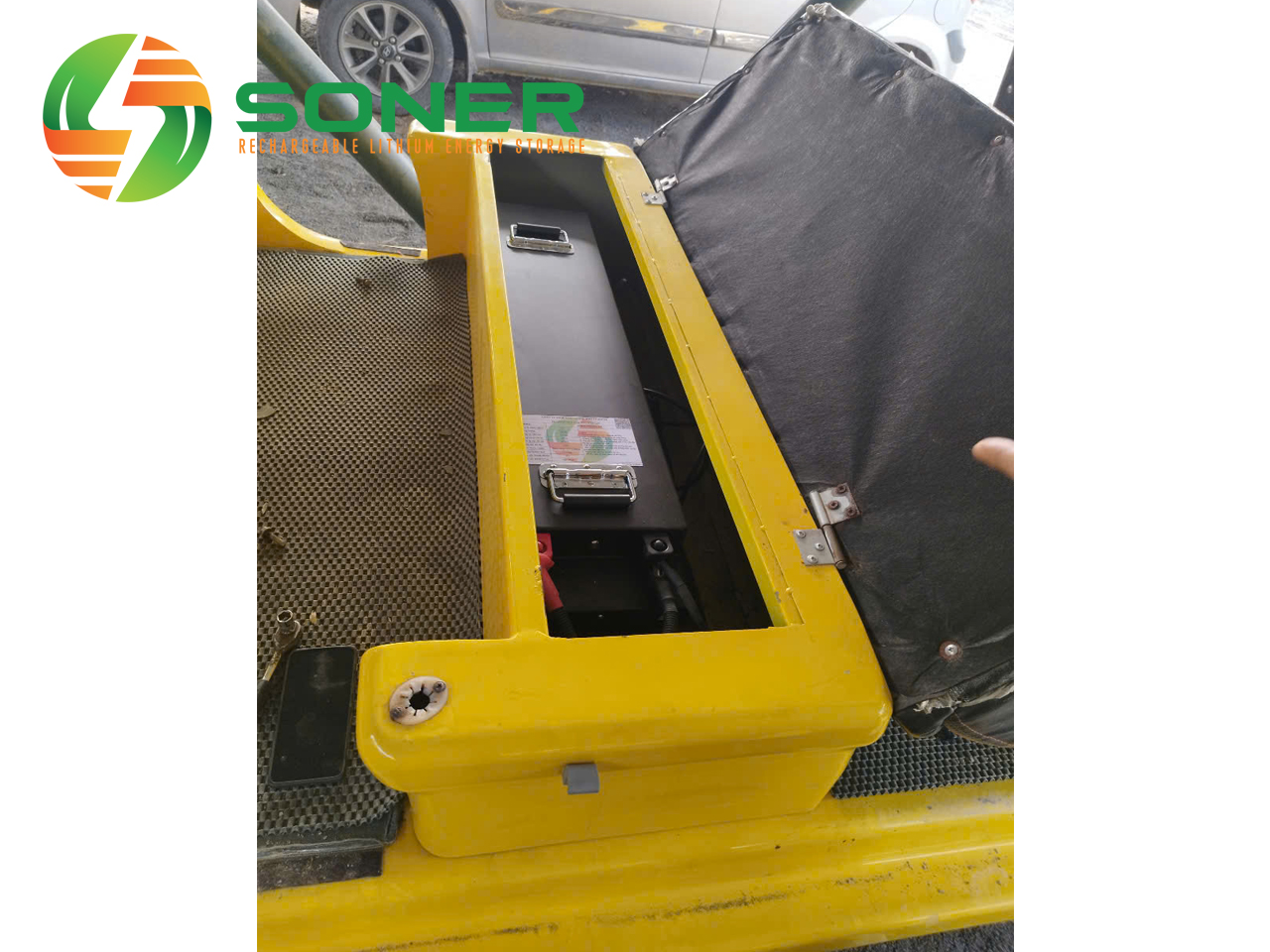 Pin lithium xe dien 72V 100Ah Soner