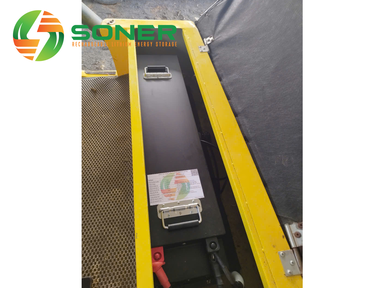 Pin lithium xe dien 72V 100Ah Soner