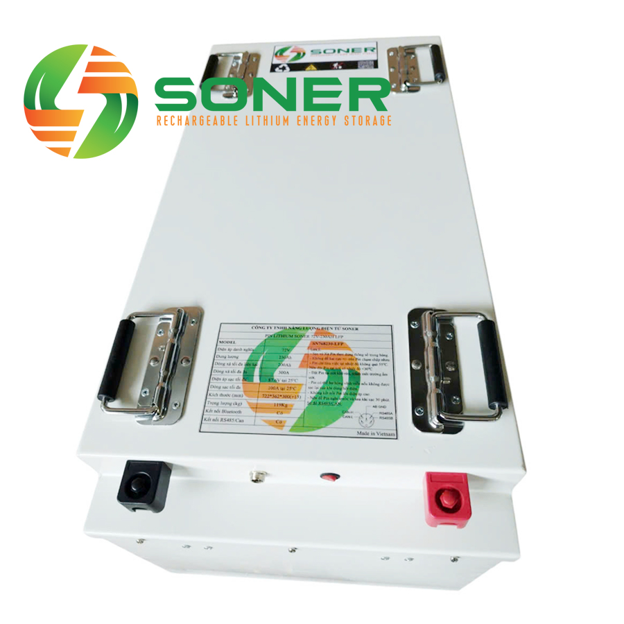 Pin lithium Soner 72V 230Ah