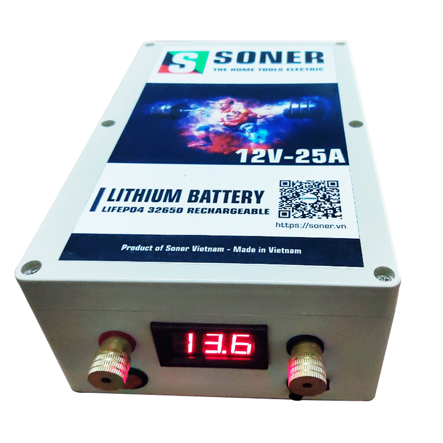 Pin lithium Soner 12V-25A