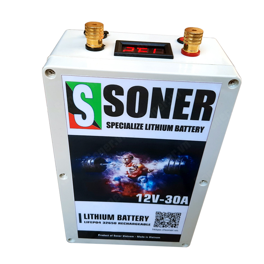Pin ac quy lithium Soner 12V-30A