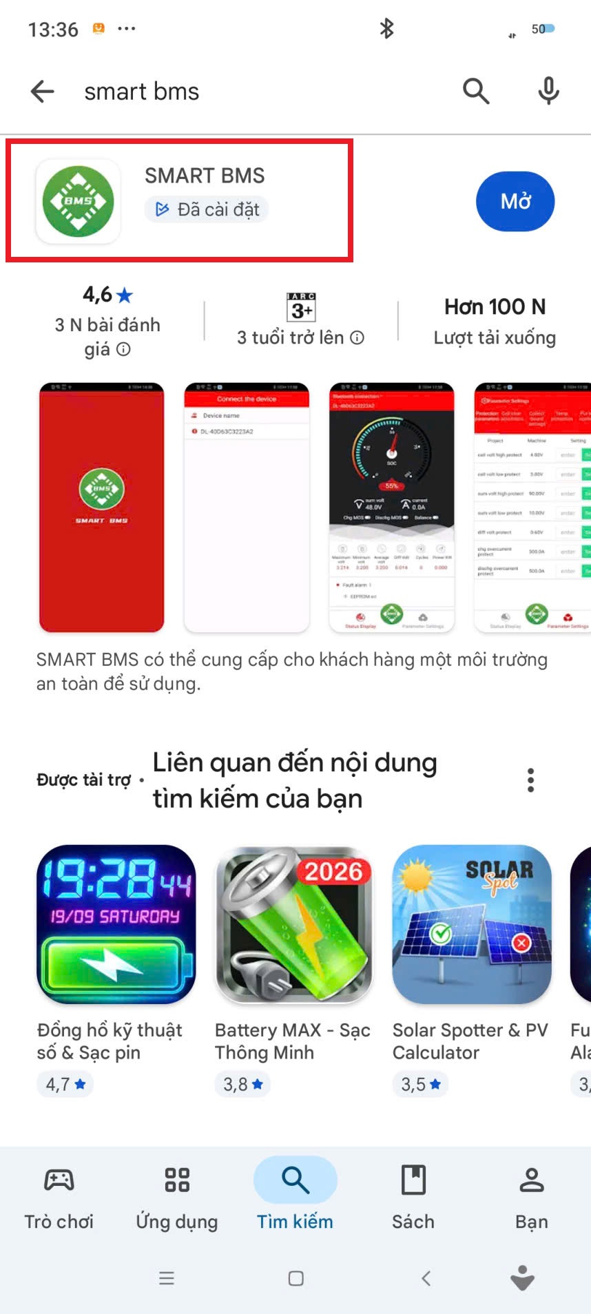 Huong dan ket noi dien thoai voi Pin Soner