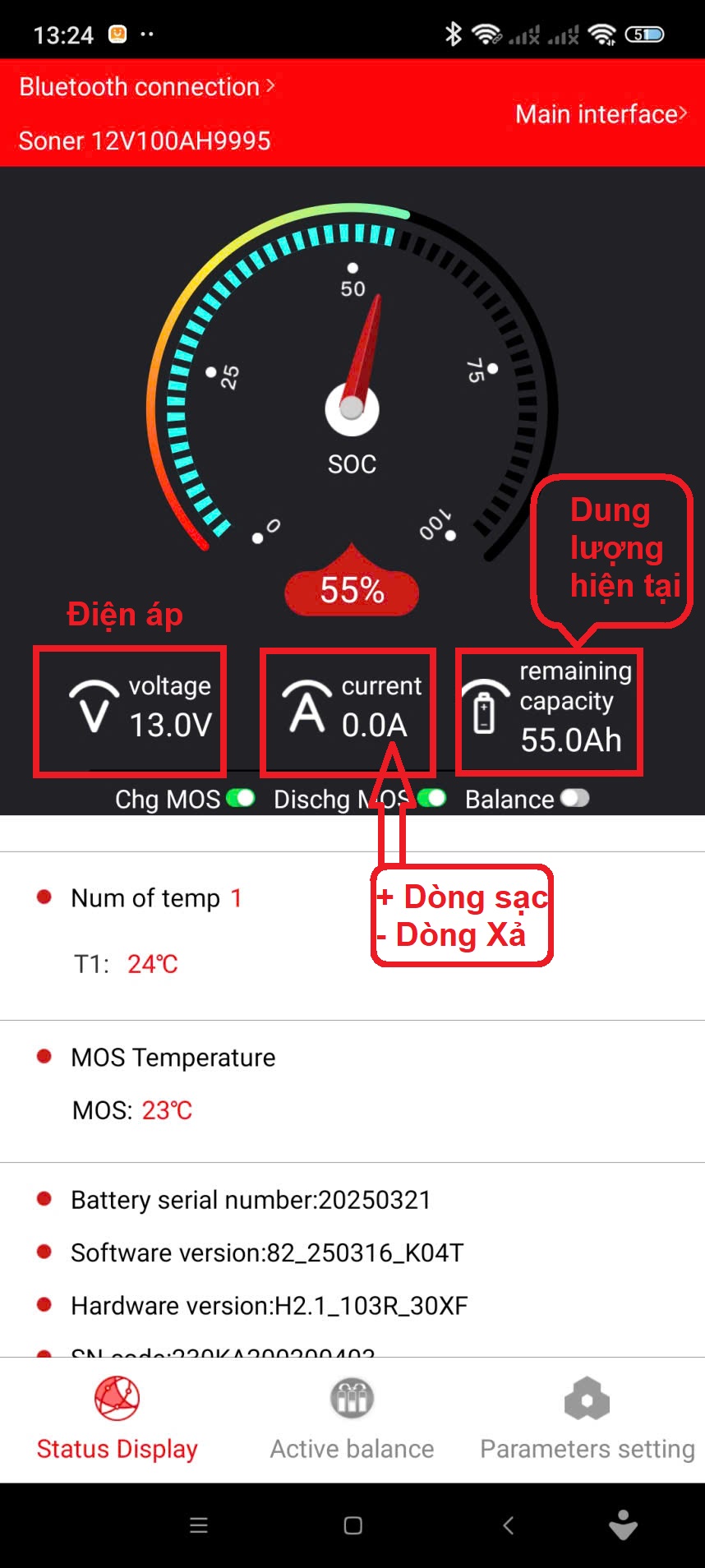 Huong dan ket noi dien thoai voi Pin Soner